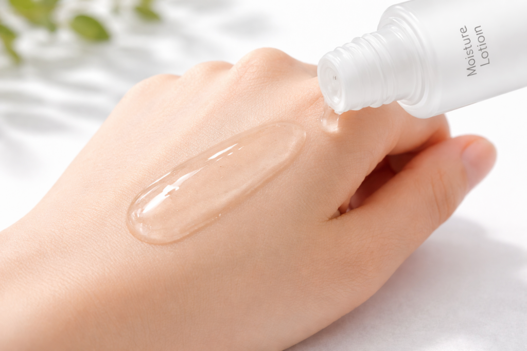 化粧水のテクスチャーサンプル画像